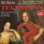 Telemann: Suite in A minor, etc / Stivin, Munclinger