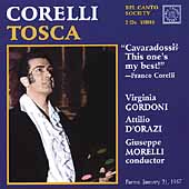 Puccini: Tosca / Morelli, Corelli, Gordoni, D'Orazi, et al