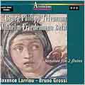 Telemann, W.F. Bach: Sonatas for 2 Flutes / Larrieu, Grossi