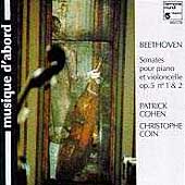 Beethoven: Sonatas for Cello Op. 5 / Coin, Cohen Beethoven: Sonatas for Cello Op. 5 / Coin, Cohen