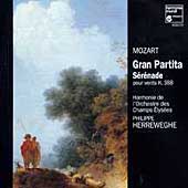 Mozart: Serenade No.10 'Gran Partita' , No.12 'Nacht Musique' / Philippe Herreweghe(cond), Champs-Elysees Wind Ensemble, etc   