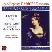 Barriere: Cello Sonatas / Concerto di Bassi Ensemble