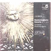 Bach: Brandenburgische Konzerte 2, 4, 6 / Alte Musik Berlin Bach: Brandenburgische Konzerte 2, 4, 6 / Alte Musik Berlin