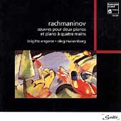SUITE  Rachmaninov: Oeuvres Pour Deux Pianos / Engerer, etc