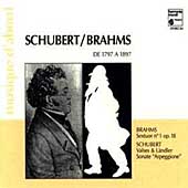 Brahms: Sextet; Schubert: Waltzes & Laendler, Arpeggione