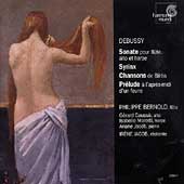 Debussy: Sonate, Syrinx, Chansons de Bilitis, etc / Bernold