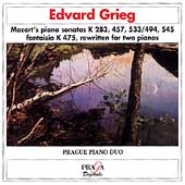 Grieg: Mozart's piano sonatas rewritten for two pianos Grieg: Mozart's piano sonatas rewritten for two pianos
