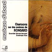 Chansons sur des poemes de Ronsard / Clement Janequin