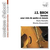 Bach: Sonates pour Viola de Gamba / Pandolfo, Alessandrini