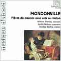 ジャン=ジョセフ・モンドンヴィル: 声またはヴァイオリン付きのクラヴサン曲集 Op.5