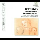 Beethoven: Piano Trio No.3 in C minor Op.1, etc / Wolfgang Meyer(cl), Erich Hobarth(vn), Christophe Coin,(baroque vc), Patrick Cohen(fp) Beethoven: Piano Trio No.3 in C minor Op.1, etc / Wolfgang Meyer(cl), Erich Hobarth(vn), Christophe Coin,(baroque vc), Patrick Cohen(fp)
