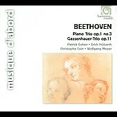 Beethoven: Piano Trio No.3 in C minor Op.1, etc / Wolfgang Meyer(cl), Erich Hobarth(vn), Christophe Coin,(baroque vc), Patrick Cohen(fp)