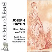 Haydn: Piano Trios No.25-27 (1/1988) / Patrick Cohen(fp), Erich Hobarth(vn), Christophe Coin(vc) Haydn: Piano Trios No.25-27 (1/1988) / Patrick Cohen(fp), Erich Hobarth(vn), Christophe Coin(vc)