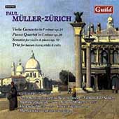 Mueller-Zuerich: Viola Concerto, etc / Stoutz, Wieser, et al