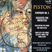 Piston: Symphony No.6, Concerto for Orchestra, Concertino for Piano & Orchestra, etc